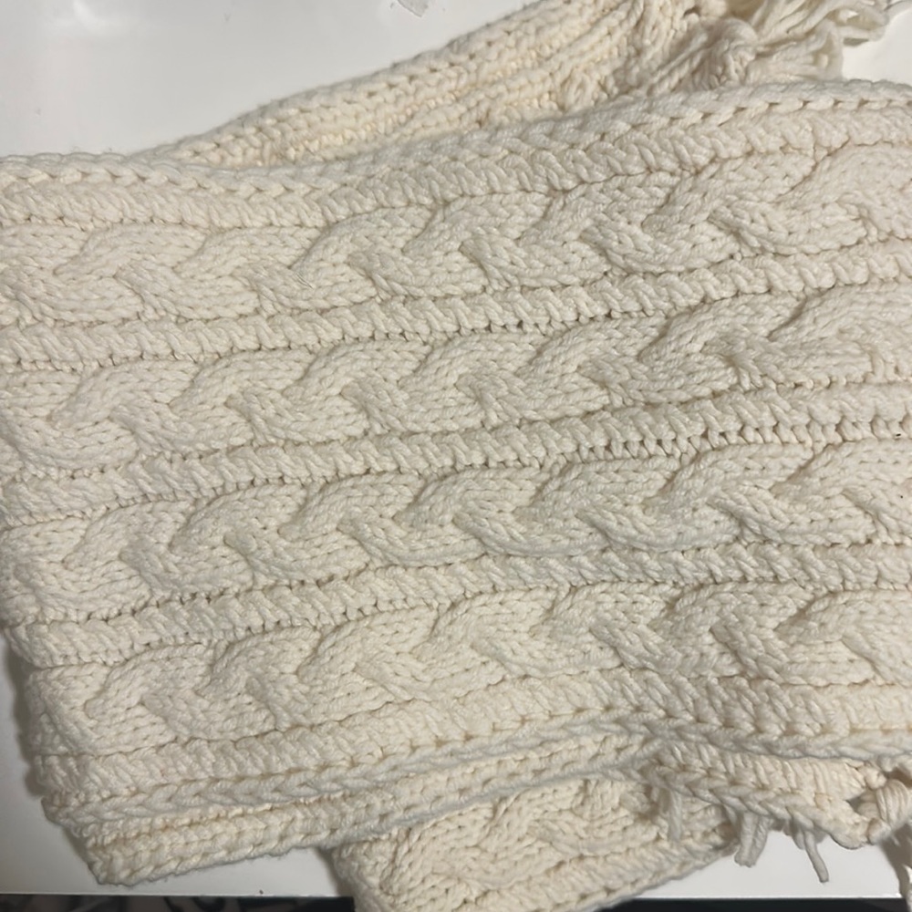 Creamy white scarves from BM